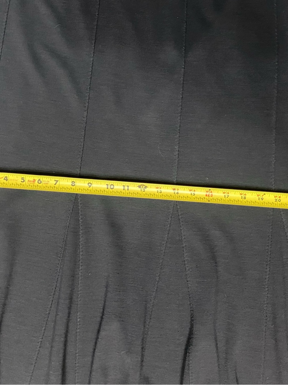 EILEEN FISHER Womens Long Black Trumpet Skirt Italian Wool Blend Flare Maxi L - Picture 14 of 15